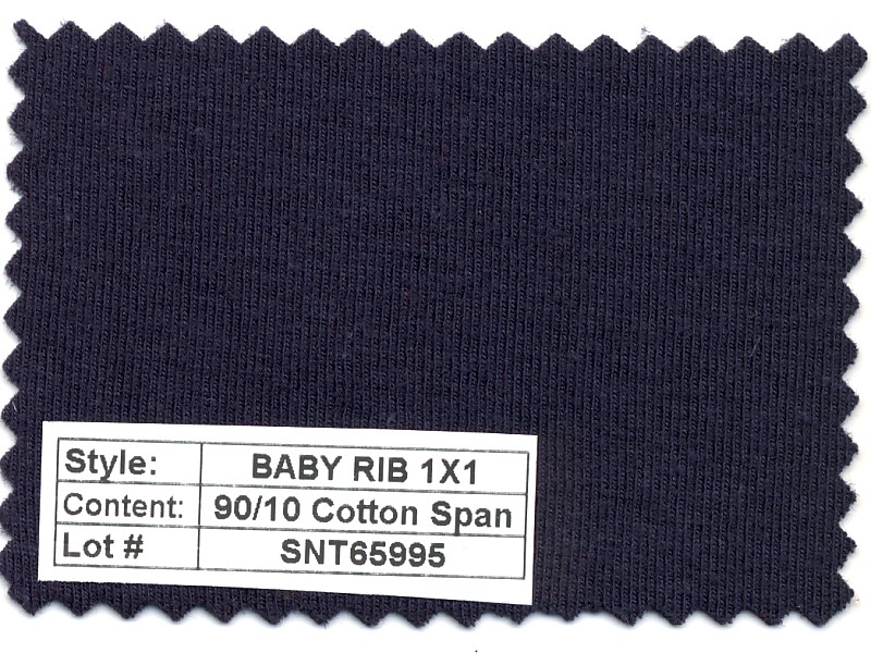 Baby Rib 1x1 Cotton Spandex